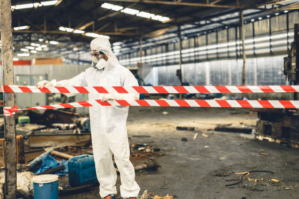 Professional Hoarding Cleanup technician working in Solon, IA